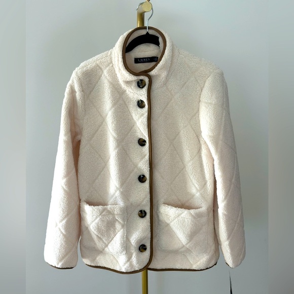 Ralph Lauren Sherpa jacket size M, new with tags! - Picture 4 of 16